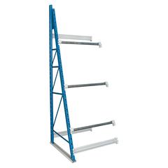Cable Reel Rack 36"W x 36"D x 99"H 707 Marine Blue Uprights / 711 Light Gray Beams 3 Level Add-on Unit