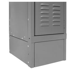 Hallowell Closed Front Base 12"W x 6"H 725 Dark Gray