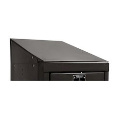 Hallowell Slope Top End Closure 18"D x 6"H 708 Black