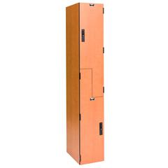 VersaMax Phenolic Locker, Figured Annigre, Z-Tier, 1-Wide, Assembled