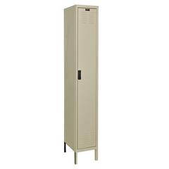 Hallowell DigiTech Electronic Locker, 729 Tan, Single Tier, 1-Wide, Knock-Down