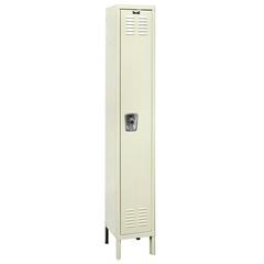 Hallowell ReadyBuilt Locker, 729 Tan, Single Tier, 1-Wide, Assembled