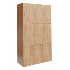 Hallowell All-Wood Club Locker
