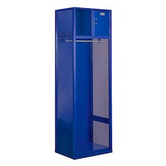 Welded Sport Locker, 717 Grand Slam Blue, Open Front, 1-wide, Welded