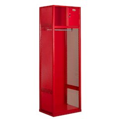 Welded Sport Locker, 721 Relay Red, Open Front, 1-wide, Welded
