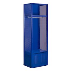 Welded Sport Locker, 717 Grand Slam Blue, Open Front, 1-wide, Welded