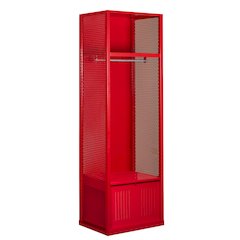 Welded Sport Locker, 721 Relay Red, Open Front, 1-wide, Welded