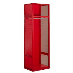 Welded Sport Locker, 721 Relay Red, Open Front, 1-wide, Welded