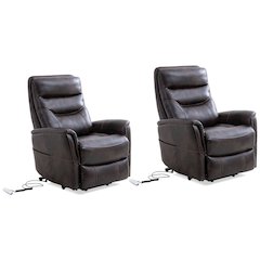 Truffle Recliner Chair Set of 2 – Power Lift Recliner with Headrest