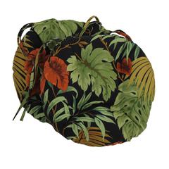 16-inch Outdoor Spun Polyester Tufted Chair Cushion (Set of 2)