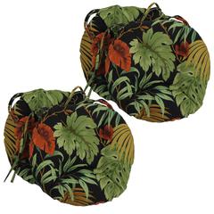 16-inch Outdoor Spun Polyester Tufted Chair Cushion (Set of 4)