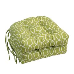 16-inch Spun Polyester Outdoor U-shaped Tufted Chair Cushion