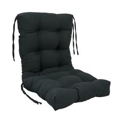 18-inch by 38-inch Solid Twill Tufted Chair Cushion