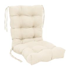 18-inch by 38-inch Solid Twill Tufted Chair Cushion