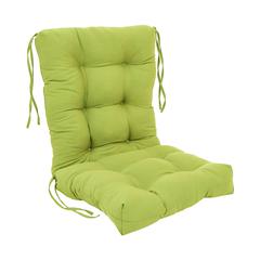 18-inch by 38-inch Solid Twill Tufted Chair Cushion