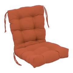 18-inch by 38-inch Solid Twill Tufted Chair Cushion