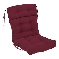 20-inch by 42-inch Solid Twill Tufted Chair Cushion