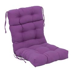 20-inch by 42-inch Solid Twill Tufted Chair Cushion