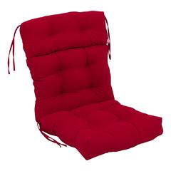 20-inch by 42-inch Solid Twill Tufted Chair Cushion