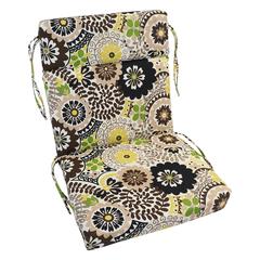 20-inch by 42-inch Polyester Outdoor Tufted Chair Cushion 920X42FP-S1-OD-068
