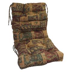 22-inch by 45-inch Jacquard Chenille Tufted Chair Cushion  922X45BF-S1-ID-058