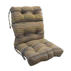 22-inch by 45-inch Jacquard Chenille Tufted Chair Cushion  922X45BF-S1-ID-064