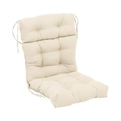22-inch by 45-inch Solid Twill Tufted Chair Cushion