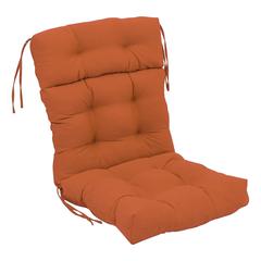 22-inch by 45-inch Solid Twill Tufted Chair Cushion