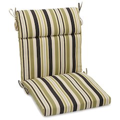 22-inch by 45-inch Polyester Patterned Outdoor Seat/ Back Chair Cushion