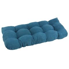 42-inch by 19-inch U-Shaped Microsuede Tufted Settee/Bench Cushion  93180-LS-MS-TL