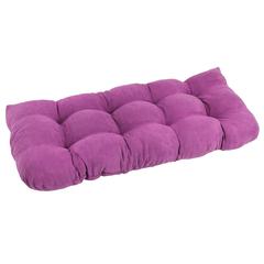 42-inch by 19-inch U-Shaped Microsuede Tufted Settee/Bench Cushion  93180-LS-MS-UV