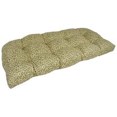 42-inch by 19-inch U-Shaped Patterned Spun Polyester Tufted Settee/Bench Cushion  93180-LS-OD-002