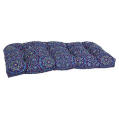 42-inch by 19-inch U-Shaped Patterned Spun Polyester Tufted Settee/Bench Cushion  93180-LS-OD-100