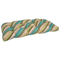 42-inch by 19-inch U-Shaped Patterned Spun Polyester Tufted Settee/Bench Cushion  93180-LS-OD-103