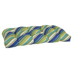 42-inch by 19-inch U-Shaped Patterned Spun Polyester Tufted Settee/Bench Cushion  93180-LS-OD-104