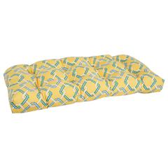 42-inch by 19-inch U-Shaped Patterned Spun Polyester Tufted Settee/Bench Cushion  93180-LS-OD-105