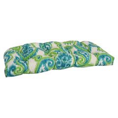 42-inch by 19-inch U-Shaped Patterned Spun Polyester Tufted Settee/Bench Cushion  93180-LS-OD-122