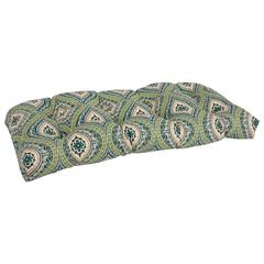 42-inch by 19-inch U-Shaped Patterned Spun Polyester Tufted Settee/Bench Cushion  93180-LS-OD-152