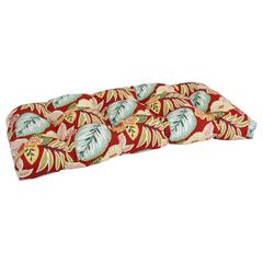 42-inch by 19-inch U-Shaped Patterned Spun Polyester Tufted Settee/Bench Cushion  93180-LS-OD-166