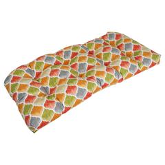 42-inch by 19-inch U-Shaped Patterned Spun Polyester Tufted Settee/Bench Cushion  93180-LS-OD-220