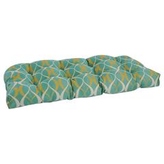 42-inch by 19-inch U-Shaped Premium Outdoor Tufted Settee/Bench Cushion