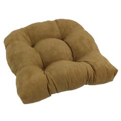 19-inch U-Shaped Micro Suede Tufted Dining Chair Cushion