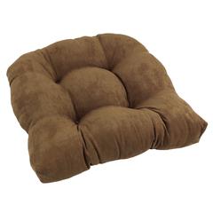 19-inch U-Shaped Micro Suede Tufted Dining Chair Cushion