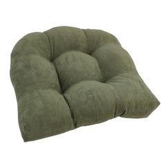 19-inch U-Shaped Micro Suede Tufted Dining Chair Cushion