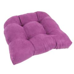 19-inch U-Shaped Microsuede Tufted Dining Chair Cushion  93184-1CH-MS-UV