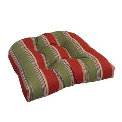 19-inch U-Shaped Spun Polyester Outdoor Tufted Dining Chair Cushion