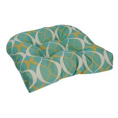 19-inch U-Shaped Premium Outdoor Tufted Dining Chair Cushion  93184-1CH-PO-006