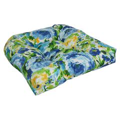 19-inch U-Shaped Patterned Spun Polyester Tufted Dining Chair Cushion 93184-1CH-REO-65