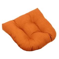 19-inch U-Shaped Outdoor Spun Polyester Tufted Dining Chair Cushion