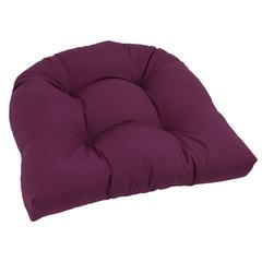 19-inch U-Shaped Twill Tufted Dining Chair Cushion  93184-1CH-TW-GP